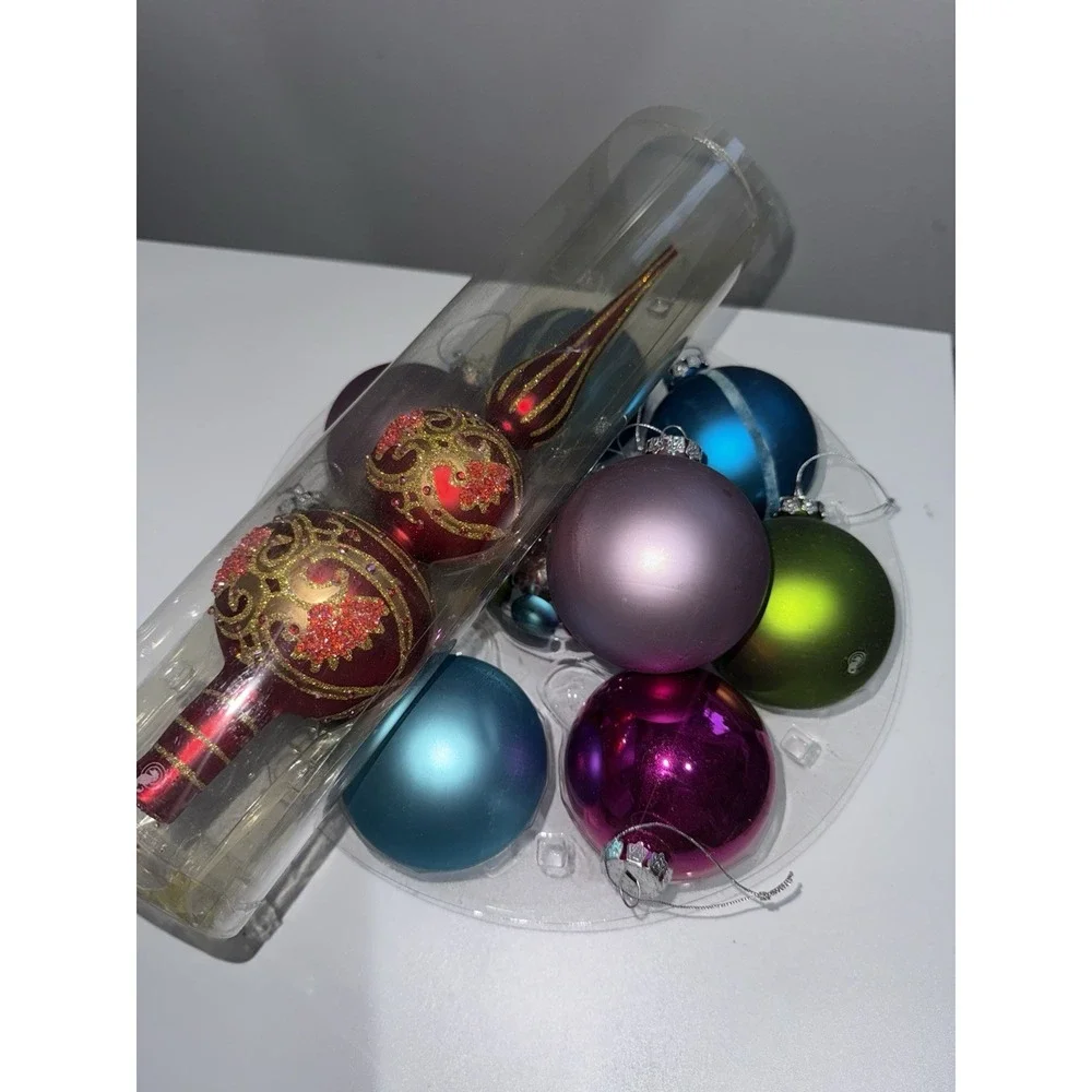 Lot Of‎ 11 Waterford Holiday Heirlooms Christmas Ornaments Charismas Topper READ